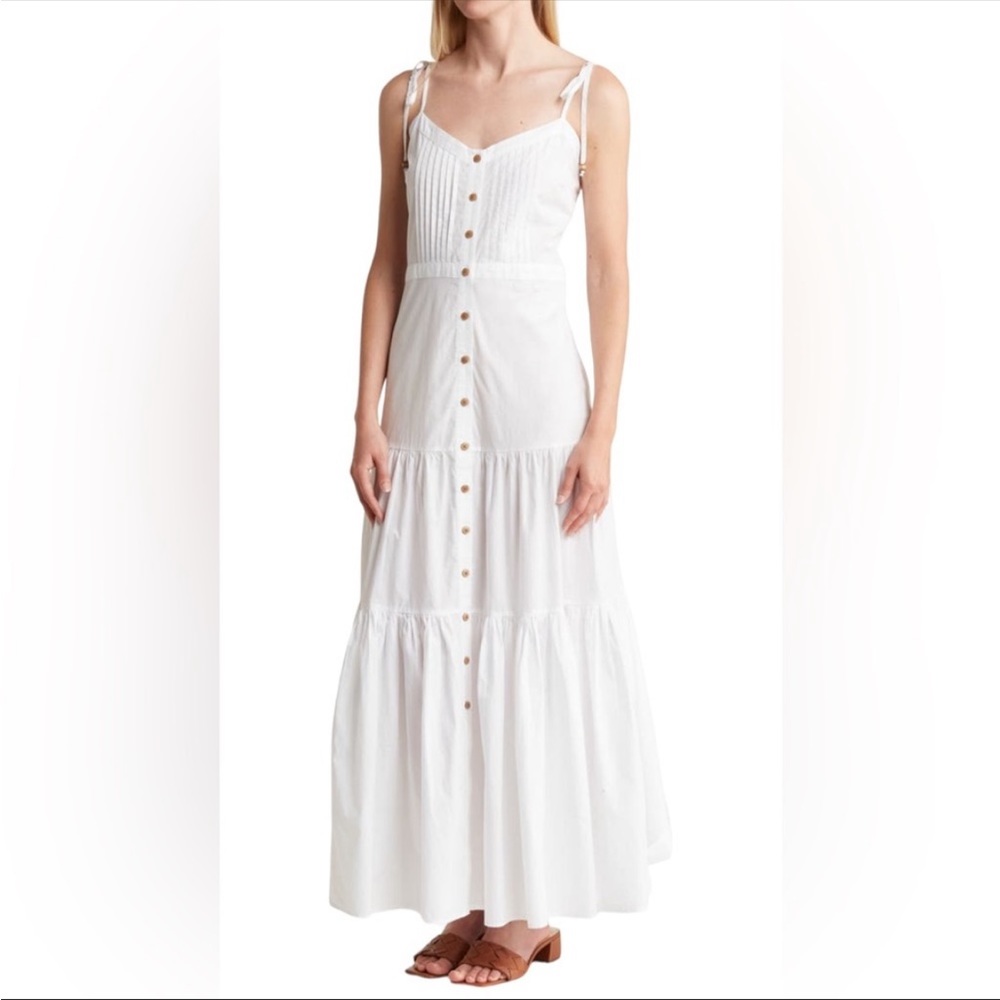Veronica Beard White Maxi Dress